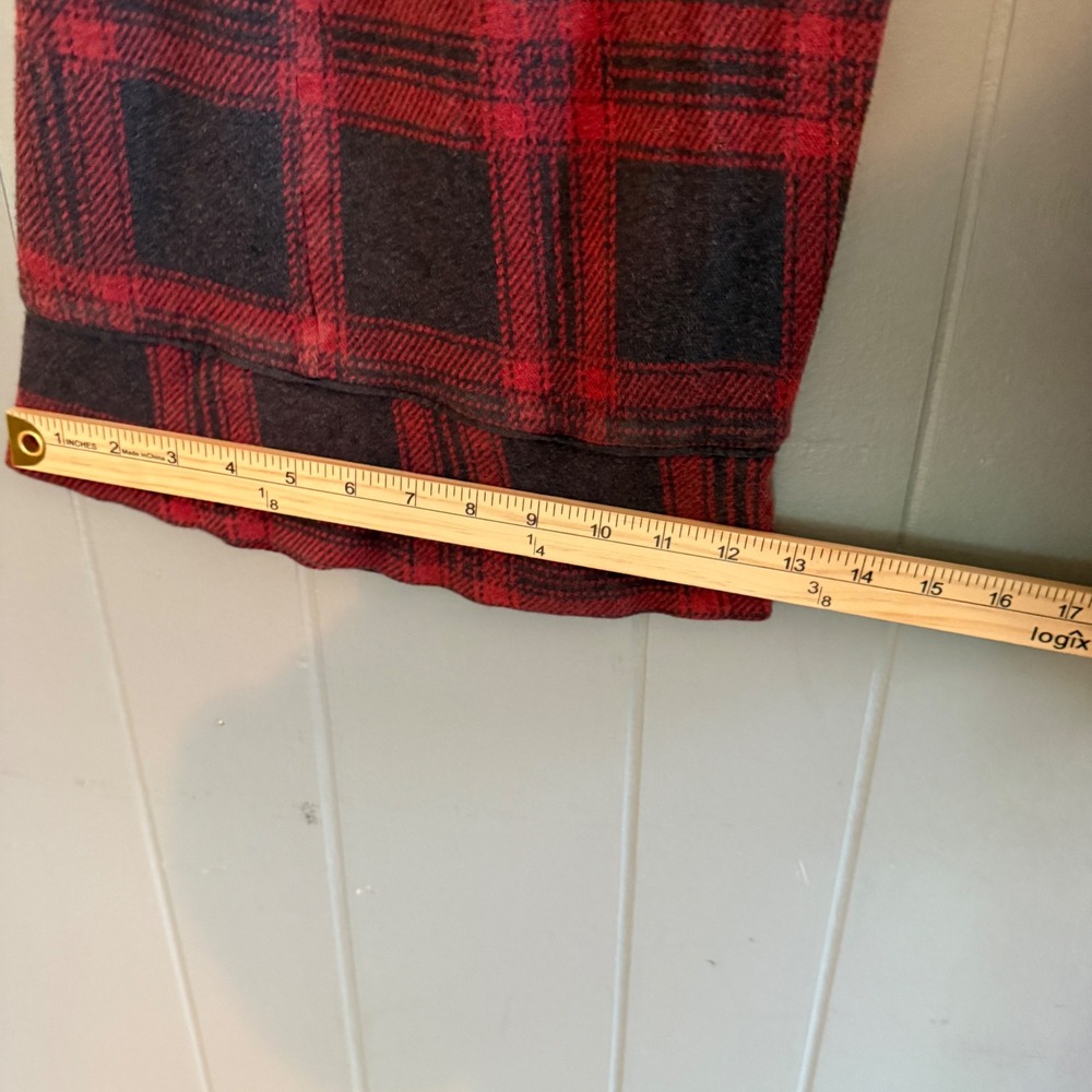 Faherty Arlington Plaid Pajama Pants Womens M Plaid Wide Leg Cropped Cotton - Picture 8 of 11